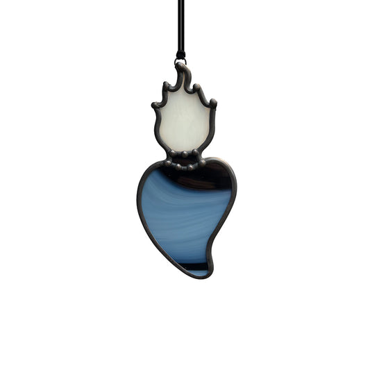 Black and White Mini Sacred Heart