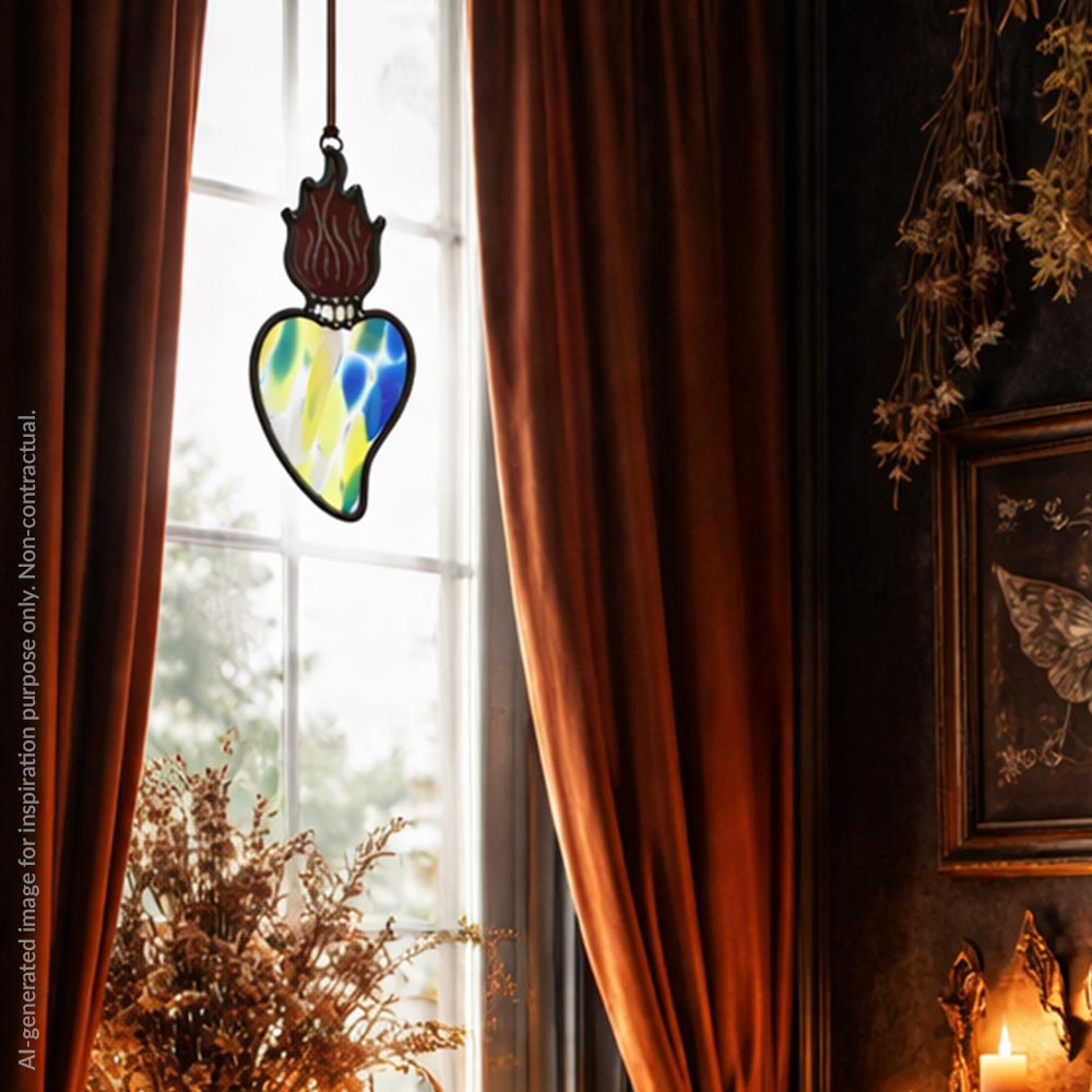 Spotted Multicolour Mini Sacred Heart