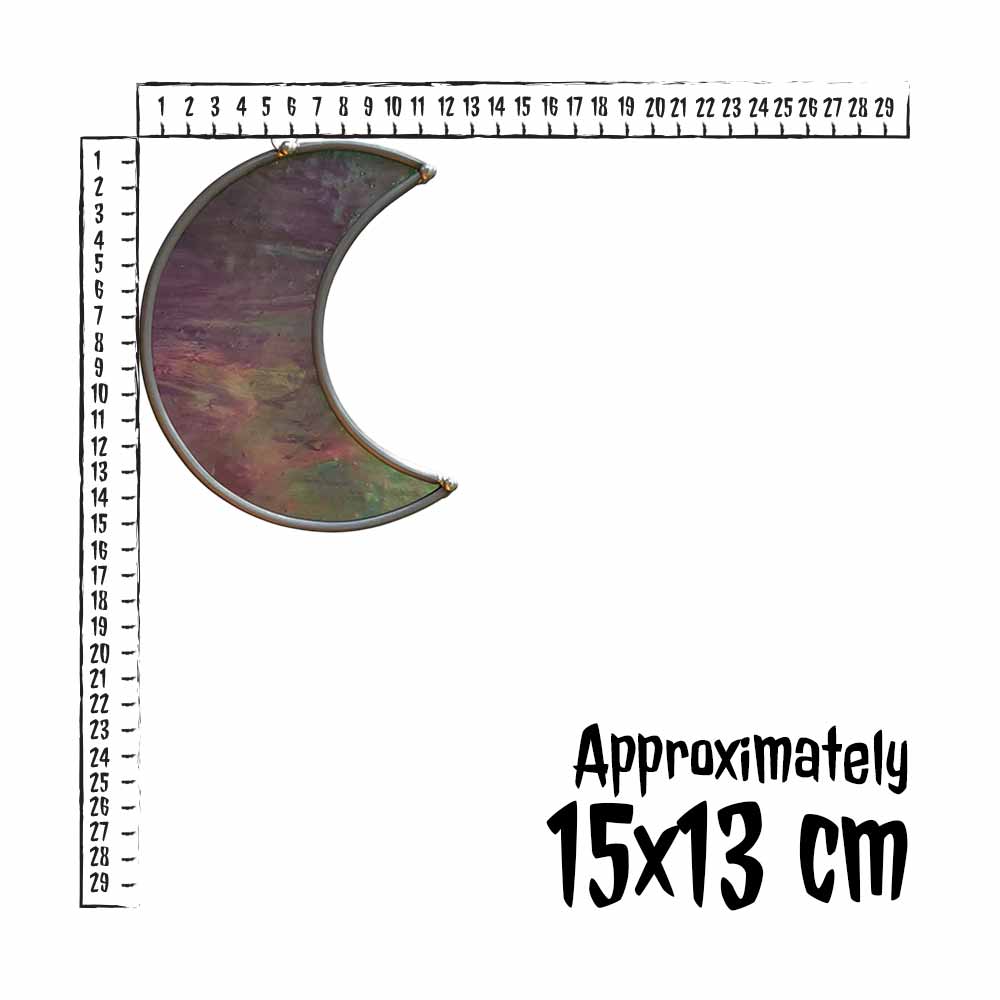 Iridescent Purple Moon