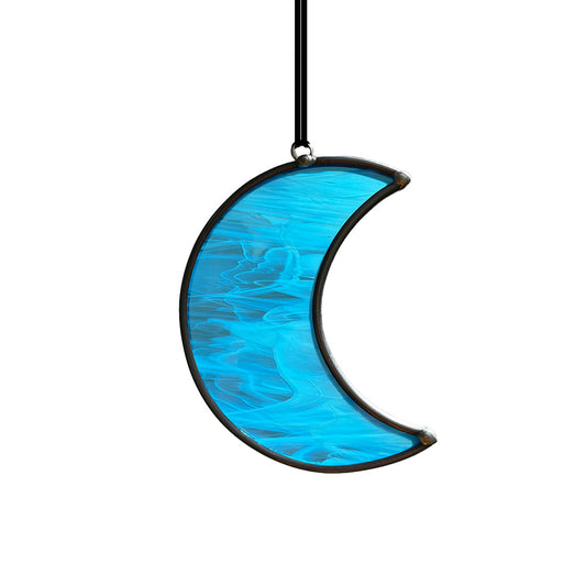 Wispy Blue Crescent