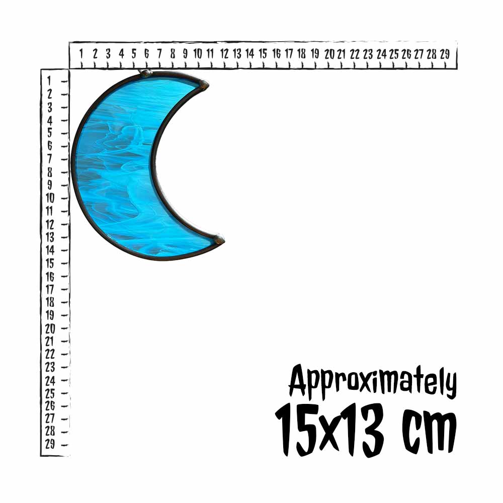 Wispy Blue Crescent
