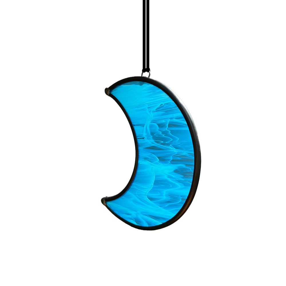 Wispy Blue Crescent